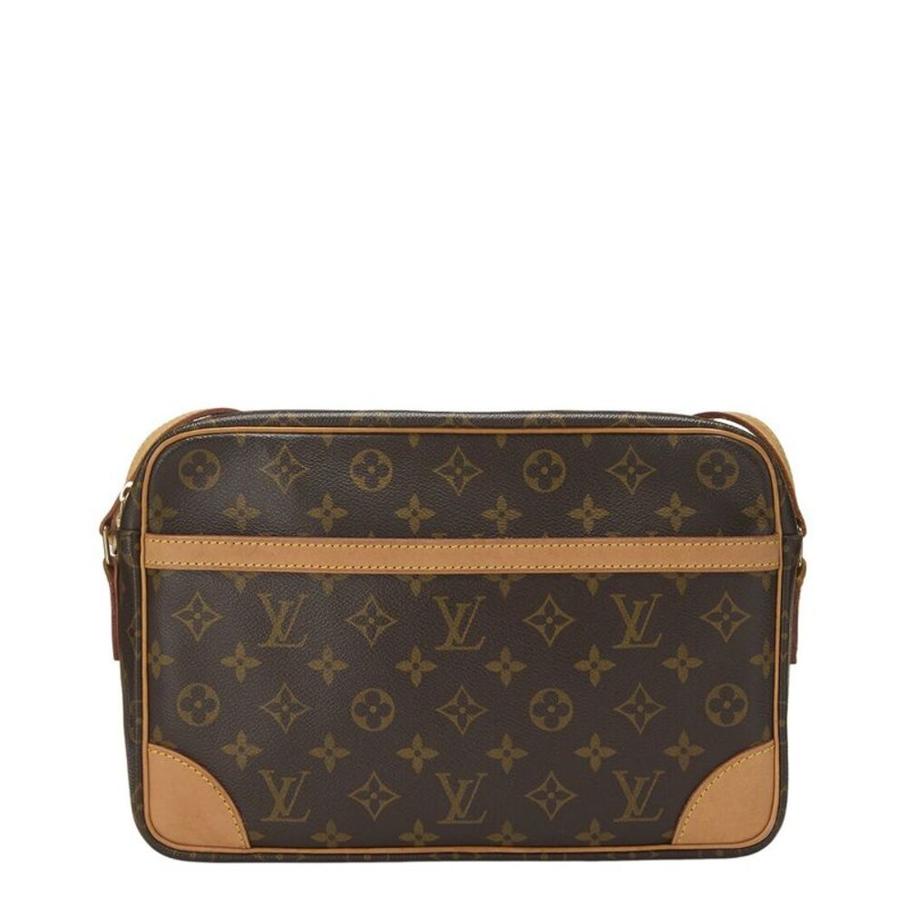Louis Vuitton Brown Monogram Coated Canvas Trocadero30 (Authentic Pre-Loved)